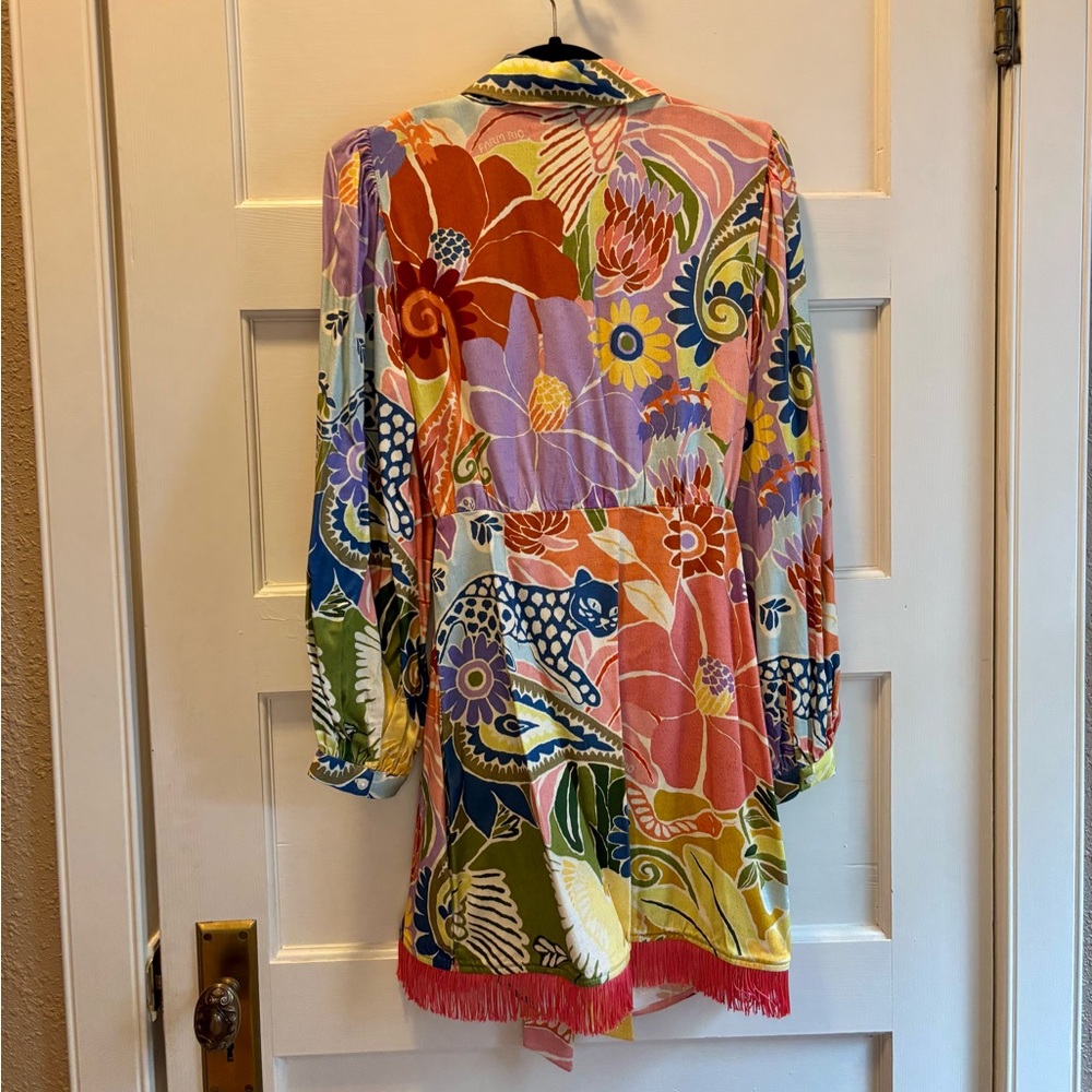 Farm Rio Mini Dress Size Petite Small - Picture 3 of 6